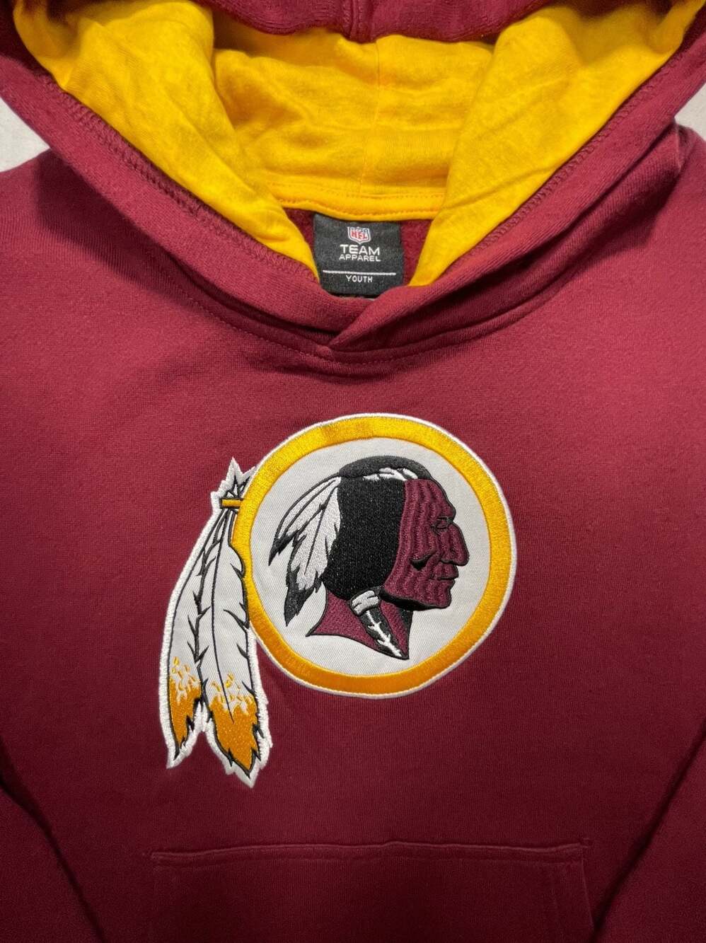 NFL Washington Redskins Youth Prime Pullover Fleece Hoodie